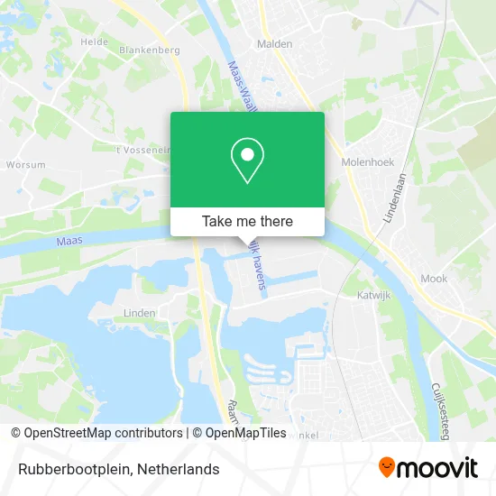 Rubberbootplein map