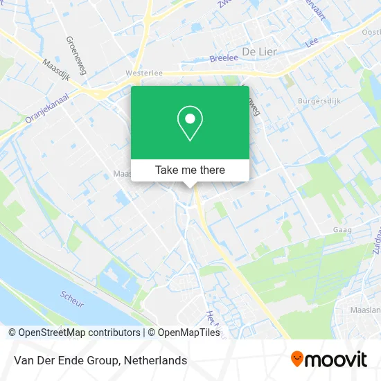 Van Der Ende Group map