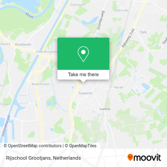 Rijschool Grootjans Karte