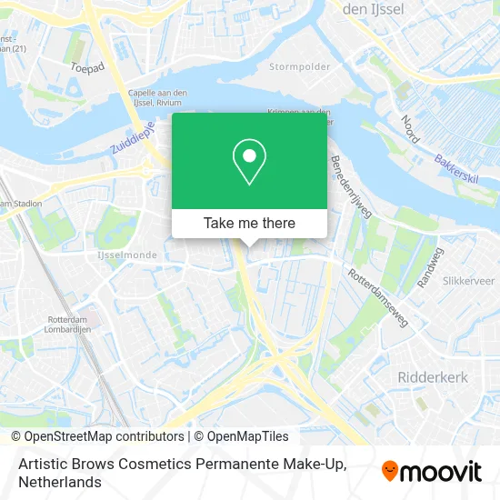 Artistic Brows Cosmetics Permanente Make-Up map