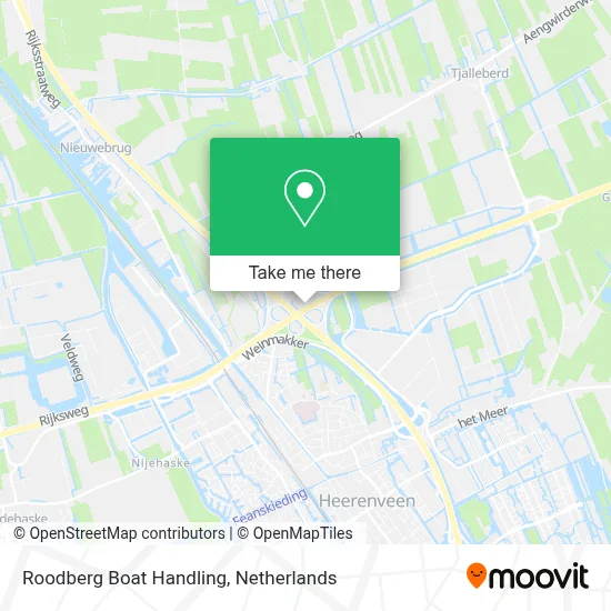 Roodberg Boat Handling map