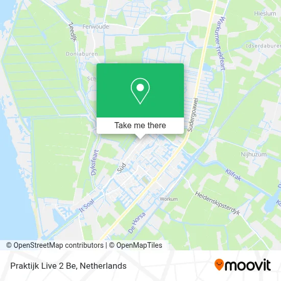 Praktijk Live 2 Be map