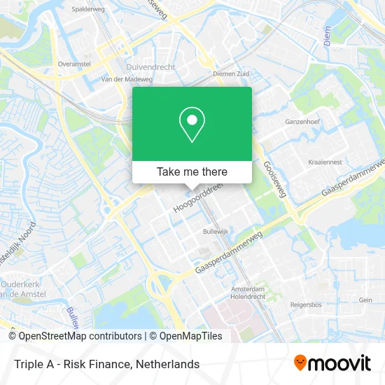 Triple A - Risk Finance map
