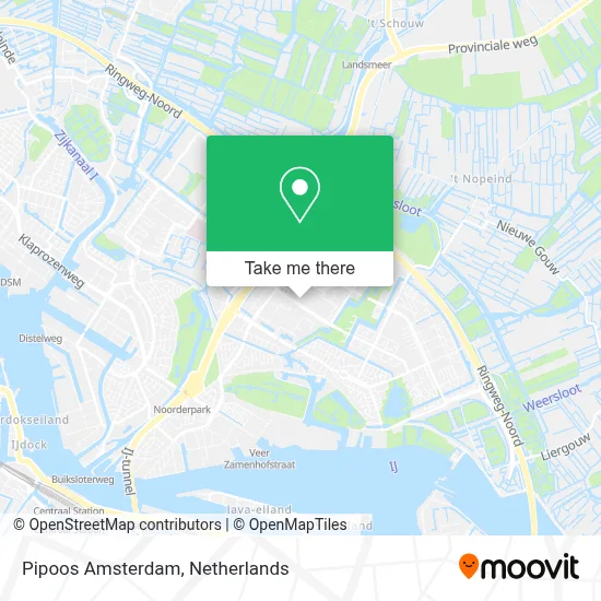 Pipoos Amsterdam map