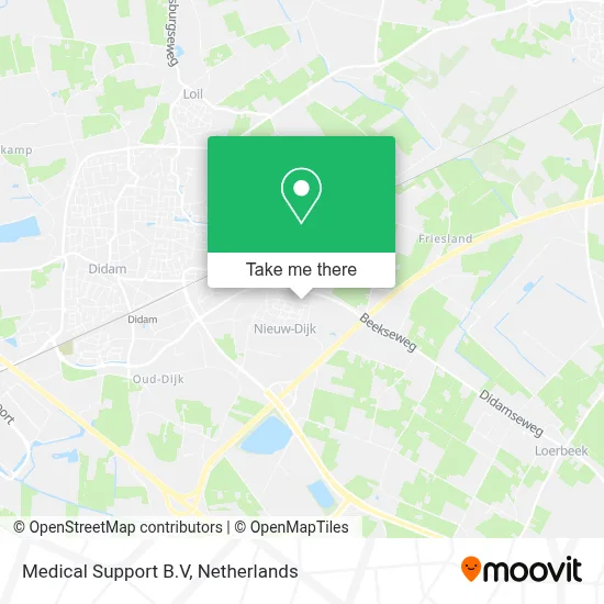 Medical Support B.V map