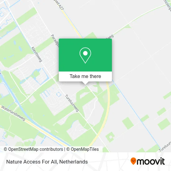 Nature Access For All map