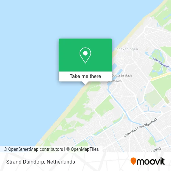 Strand Duindorp map