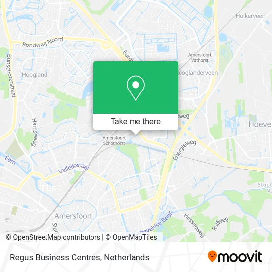 Regus Business Centres map