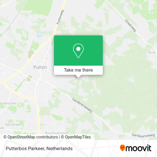 Putterbos Parkeer map
