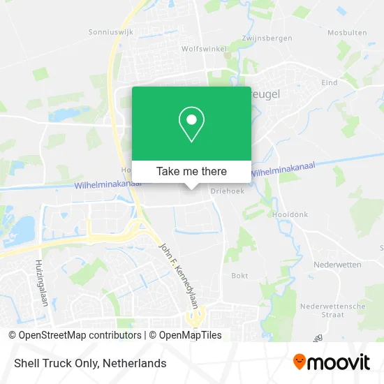 Shell Truck Only map