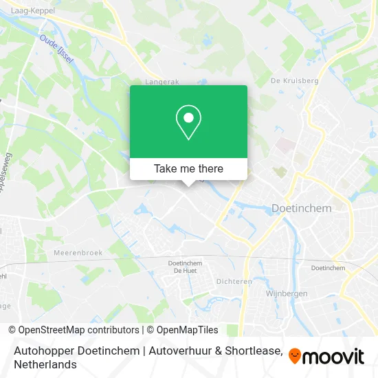 Autohopper Doetinchem | Autoverhuur & Shortlease map