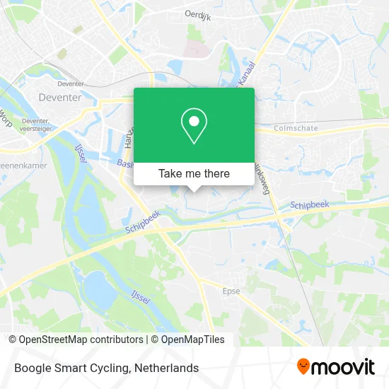 Boogle Smart Cycling map