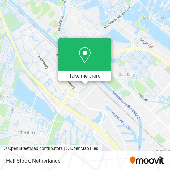 Hall Stock map