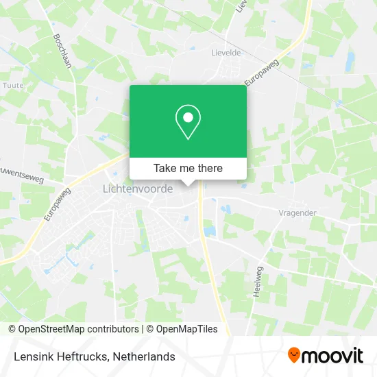 Lensink Heftrucks map
