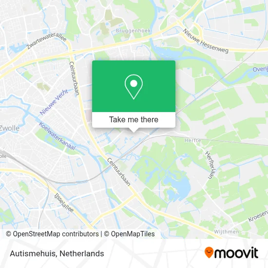 Autismehuis map