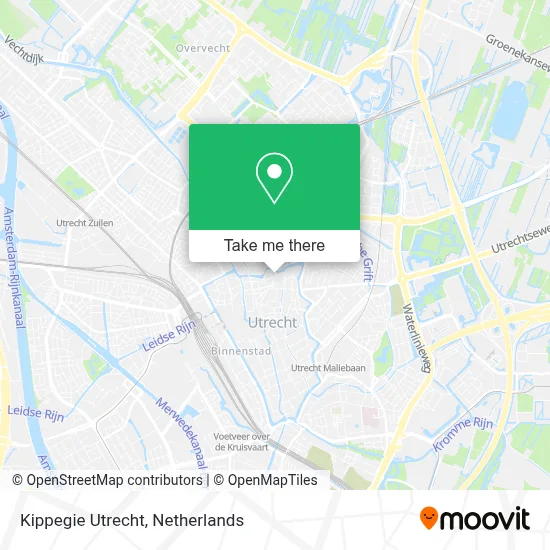 Kippegie Utrecht map