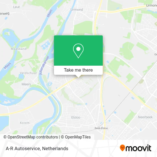 A-R Autoservice map