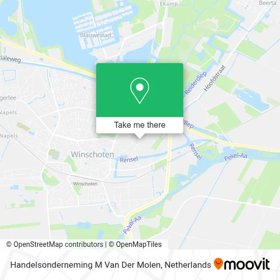 Handelsonderneming M Van Der Molen map