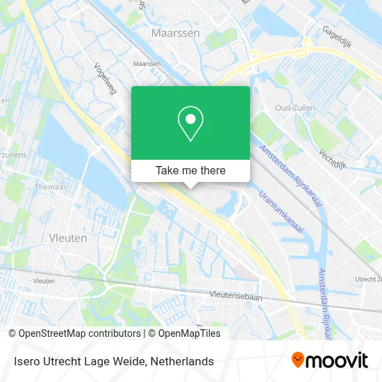 Isero Utrecht Lage Weide map