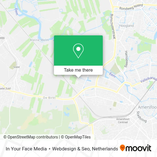 In Your Face Media ⋆ Webdesign & Seo map