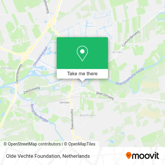 Olde Vechte Foundation map