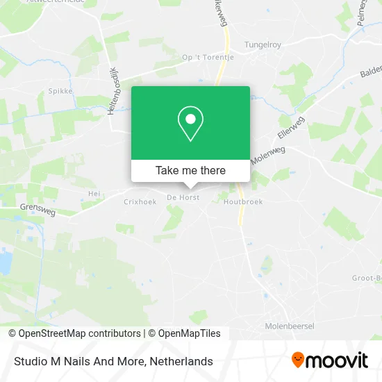 Studio M Nails And More map