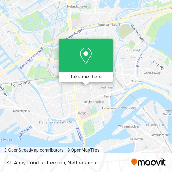 St. Anny Food Rotterdam map