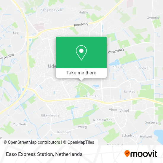Esso Express Station map