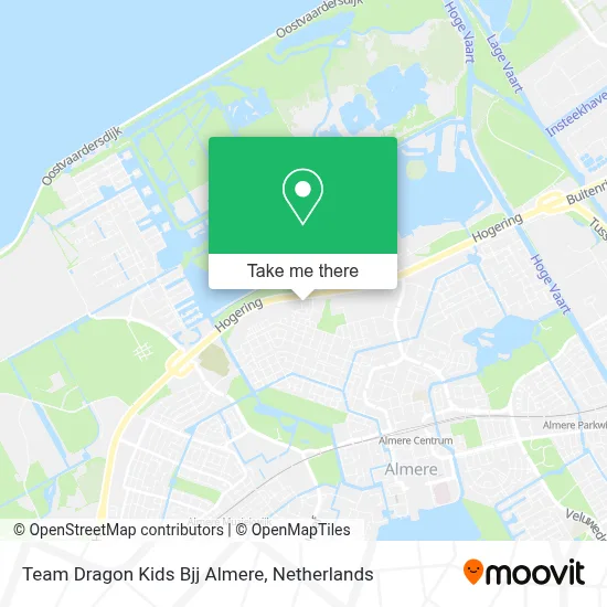 Team Dragon Kids Bjj Almere map