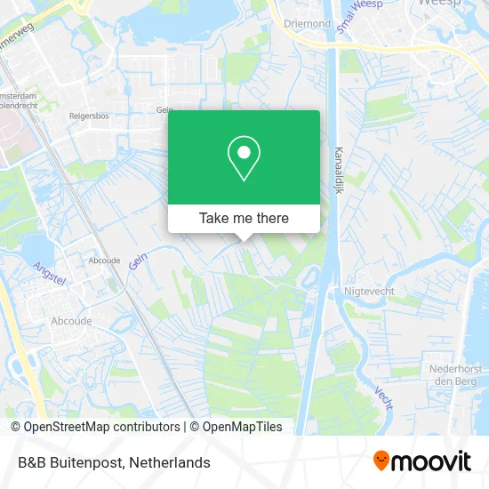 B&B Buitenpost map