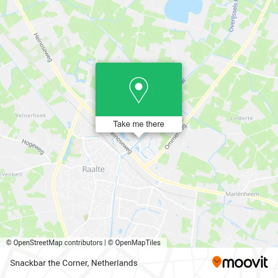 Snackbar the Corner map