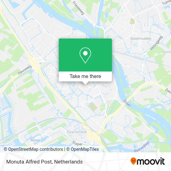 Monuta Alfred Post map