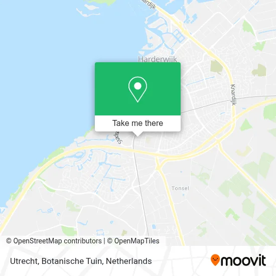 Utrecht, Botanische Tuin map