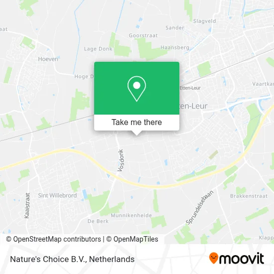 Nature's Choice B.V. map