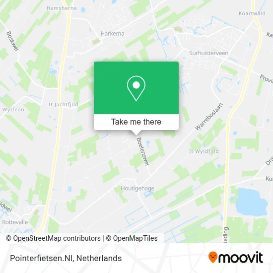 Pointerfietsen.Nl map