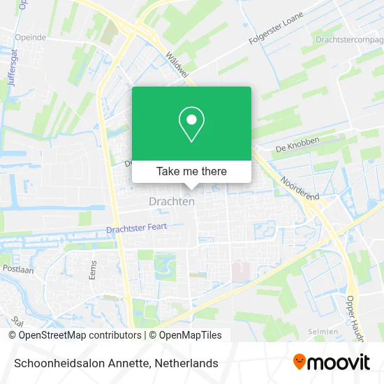 Schoonheidsalon Annette map