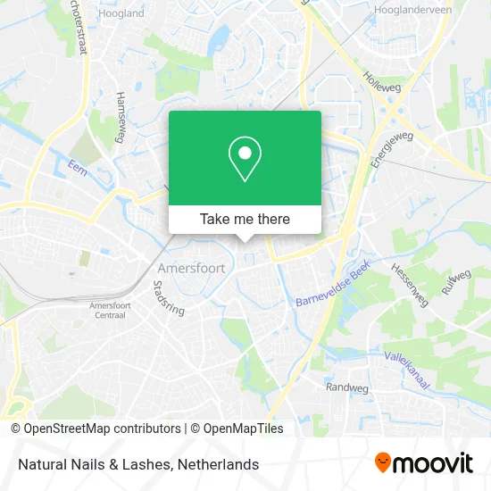 Natural Nails & Lashes map