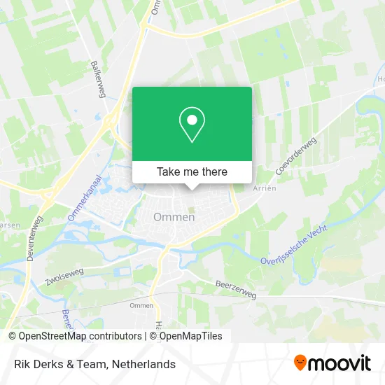 Rik Derks & Team map