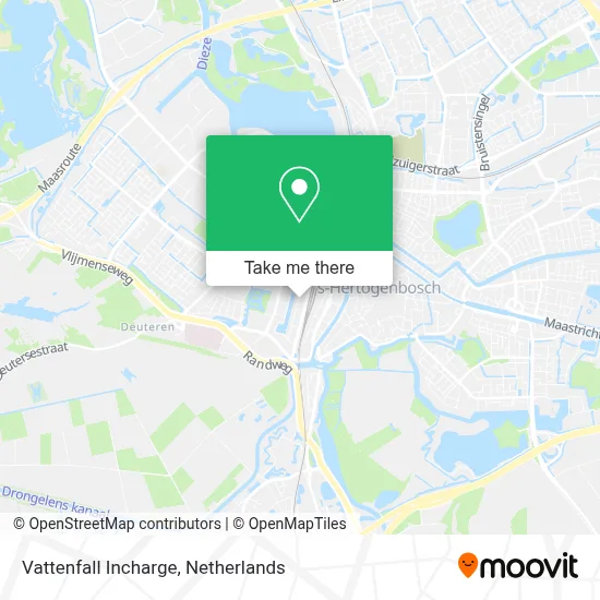 Vattenfall Incharge map