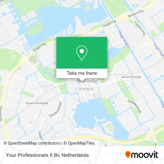 Your Professionals It Bv map