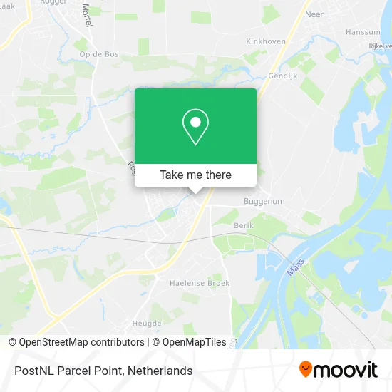 Postnl Pakketpunt map
