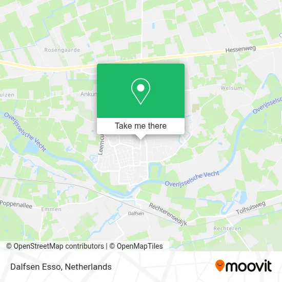 Dalfsen Esso map