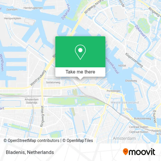 Bladenis map