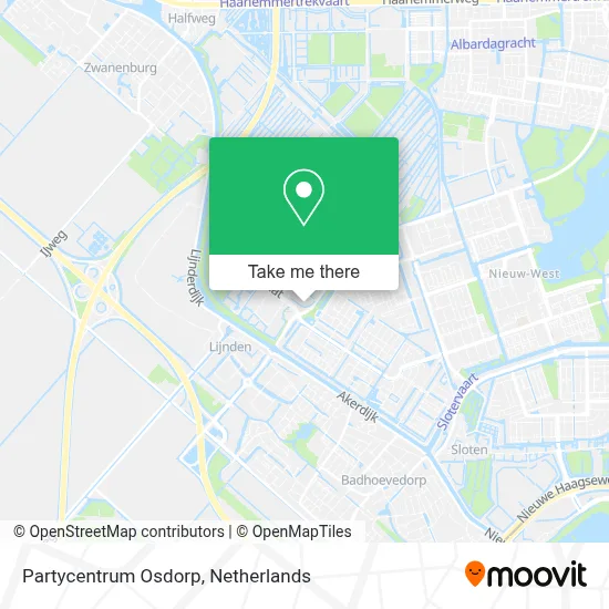 Partycentrum Osdorp map