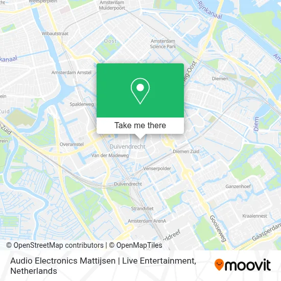 Audio Electronics Mattijsen | Live Entertainment map