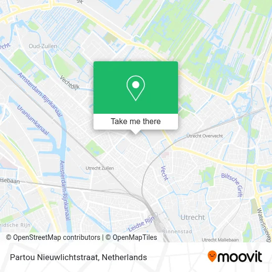 Partou Nieuwlichtstraat map