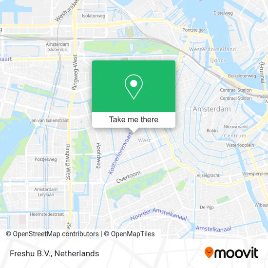 Freshu B.V. map