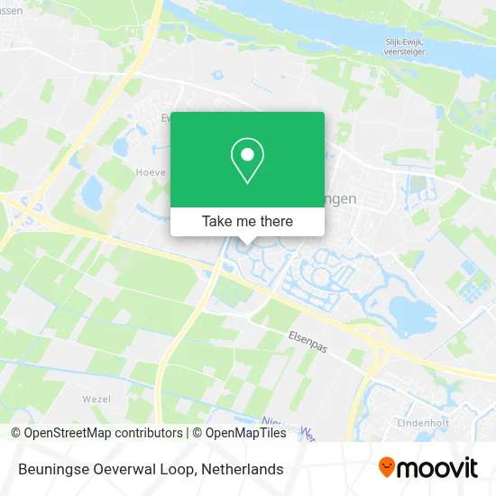 Beuningse Oeverwal Loop map