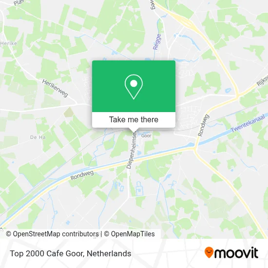 Top 2000 Cafe Goor map