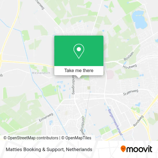 Matties Booking & Support map